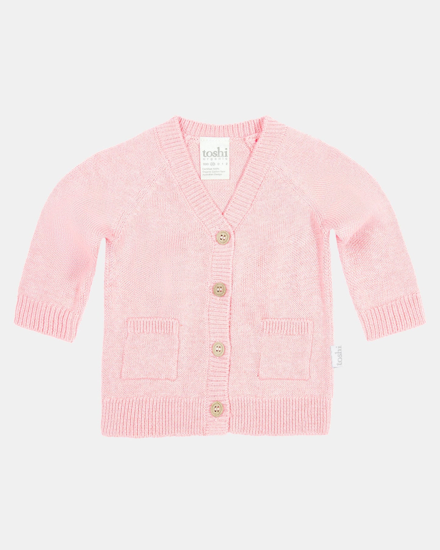 Toshi Organic Cardigan Remy | Pearl