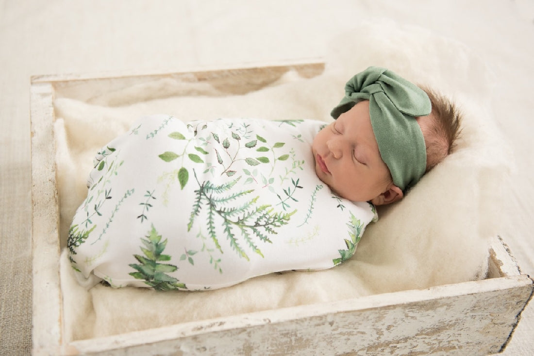 Baby Swaddle & Beanie Set | Snuggle Hunny Enchanted