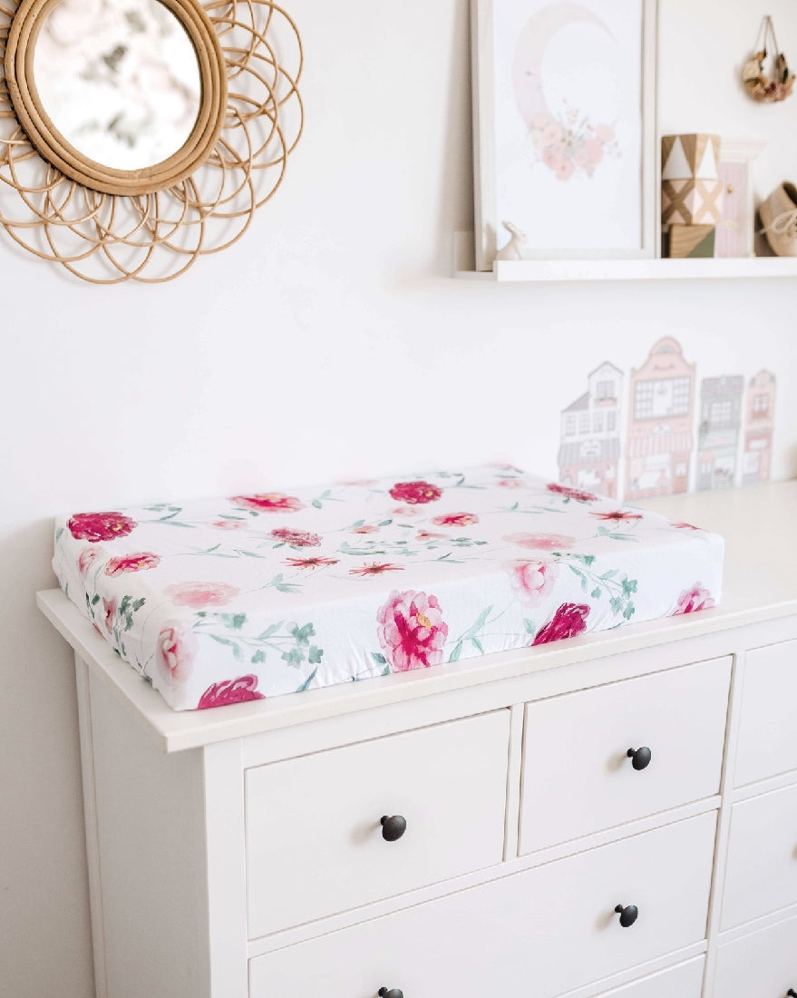 Lilac Skies | Snuggle Hunny Bassinet Sheet / Change Pad Cover