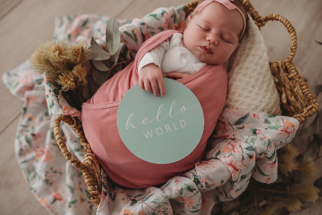 Snuggle Hunny Milestone Cards |Wattle & Sage