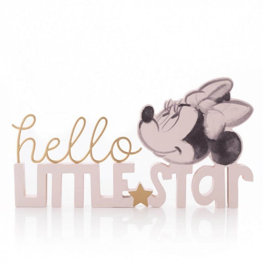 Disney Minnie Mouse | Word Plaque Hello Little Star