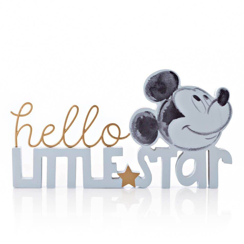 Disney Mickey | Word Plaque Hello Little Star