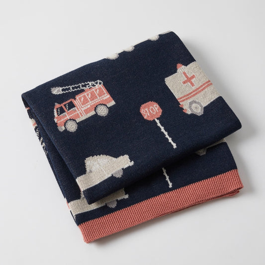 Jiggle & Giggle | Knitted Baby Blanket Transport