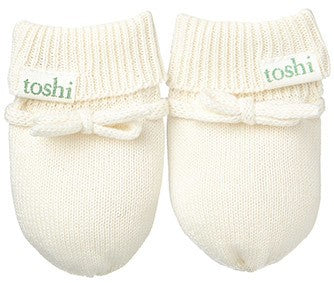 Toshi Organic Mittens | Cream
