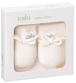 Toshi Organic Mittens | Cream