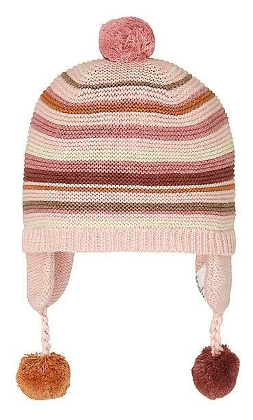 Toshi Organic Beanie | Earmuff Fantasy Berry