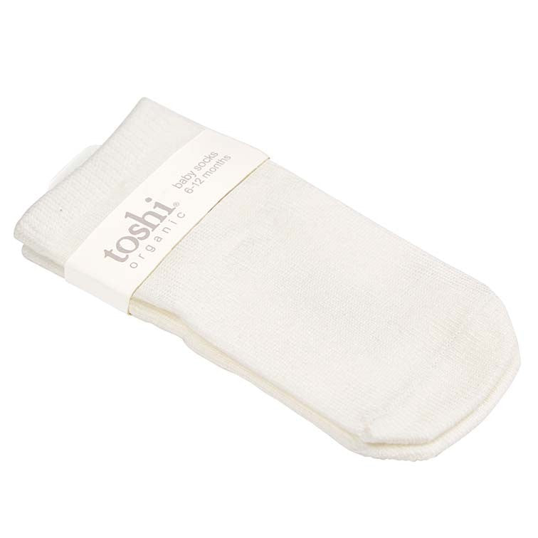 Toshi Organic Socks | Cream