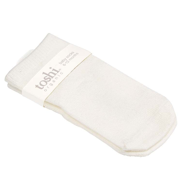 Toshi Organic Socks | Cream