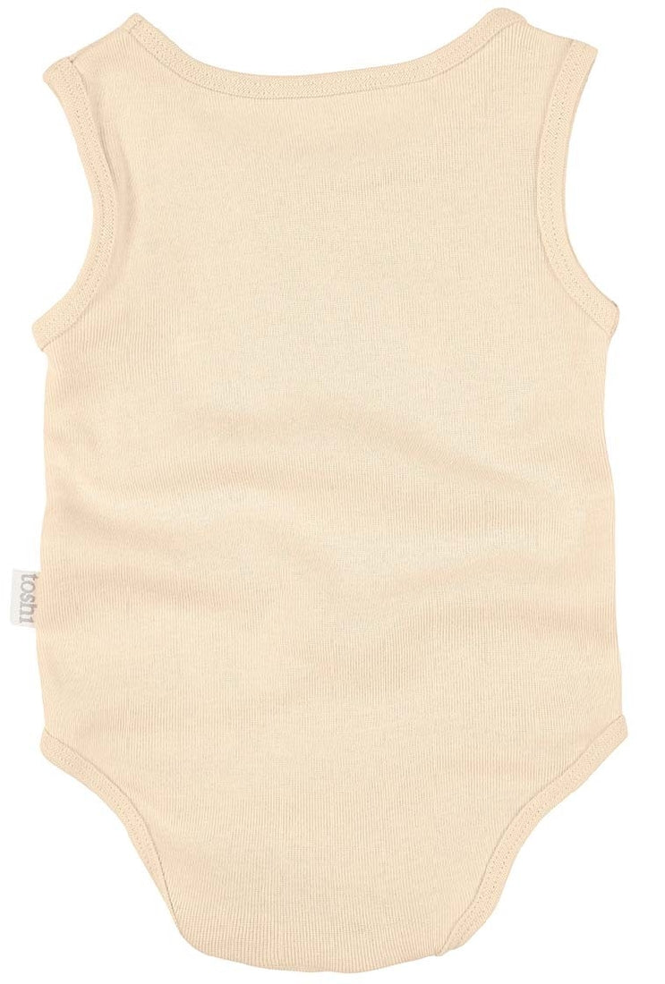 Toshi Onesie | Dreamtime Organic Almond