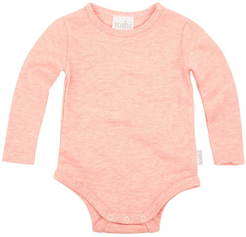 Toshi Dreamtime Organic Bodysuit Long Sleeve | Blossom
