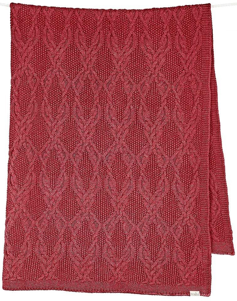 Toshi Organic Blanket | Bowie Rosewood