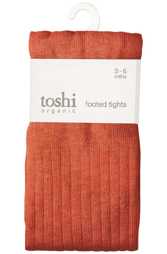 Toshi Organic Footed Tights | Dreamtime Saffron
