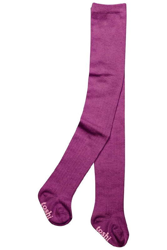 Toshi Organic Footed Tights | Dreamtime Violet