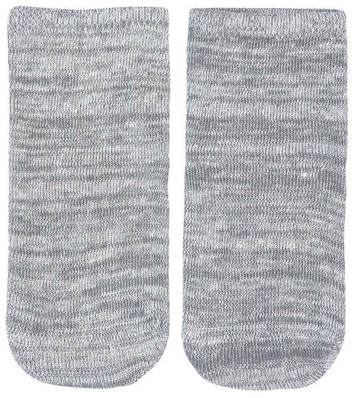 Toshi Organic Socks | Ankle Marle Pebble