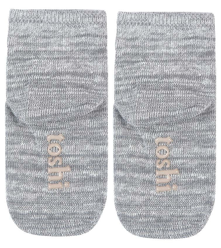 Toshi Organic Socks | Ankle Marle Pebble