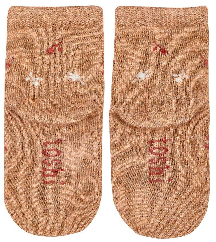 Toshi Organic Socks | Ankle Maple Leaves