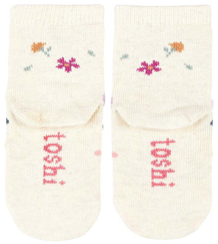 Toshi Organic Socks | Ankle Wild Flowers