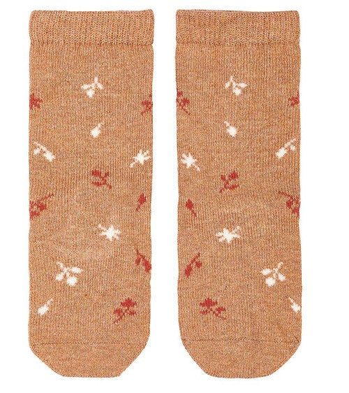 Toshi Organic Socks | Knee High Maple Leaves