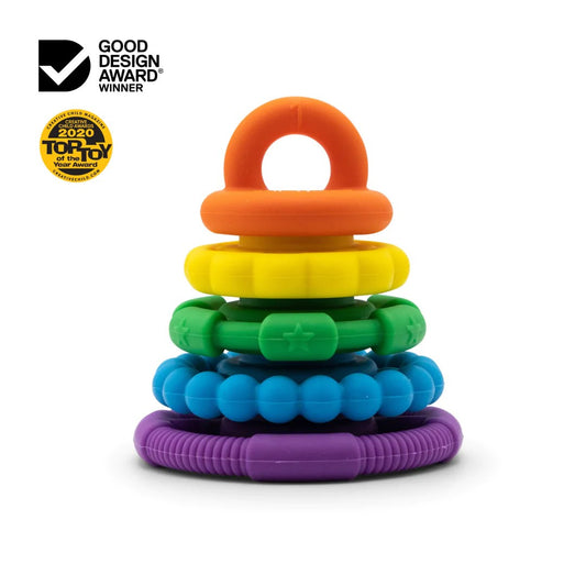Jellystone Designs | Rainbow Stacker & Teether Toy