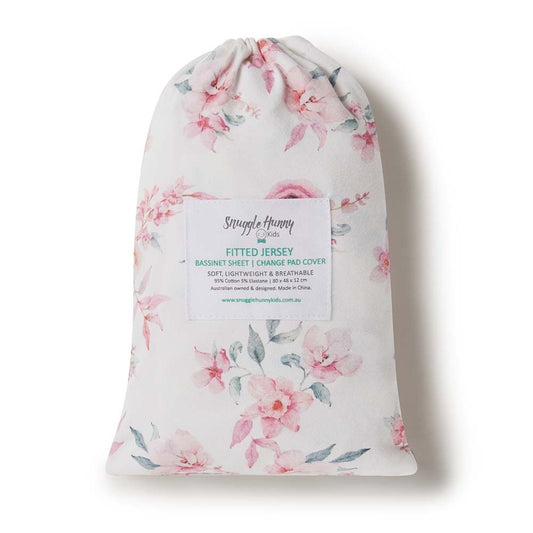 Snuggle Hunny Bassinet Sheet / Change Pad Cover | Camille